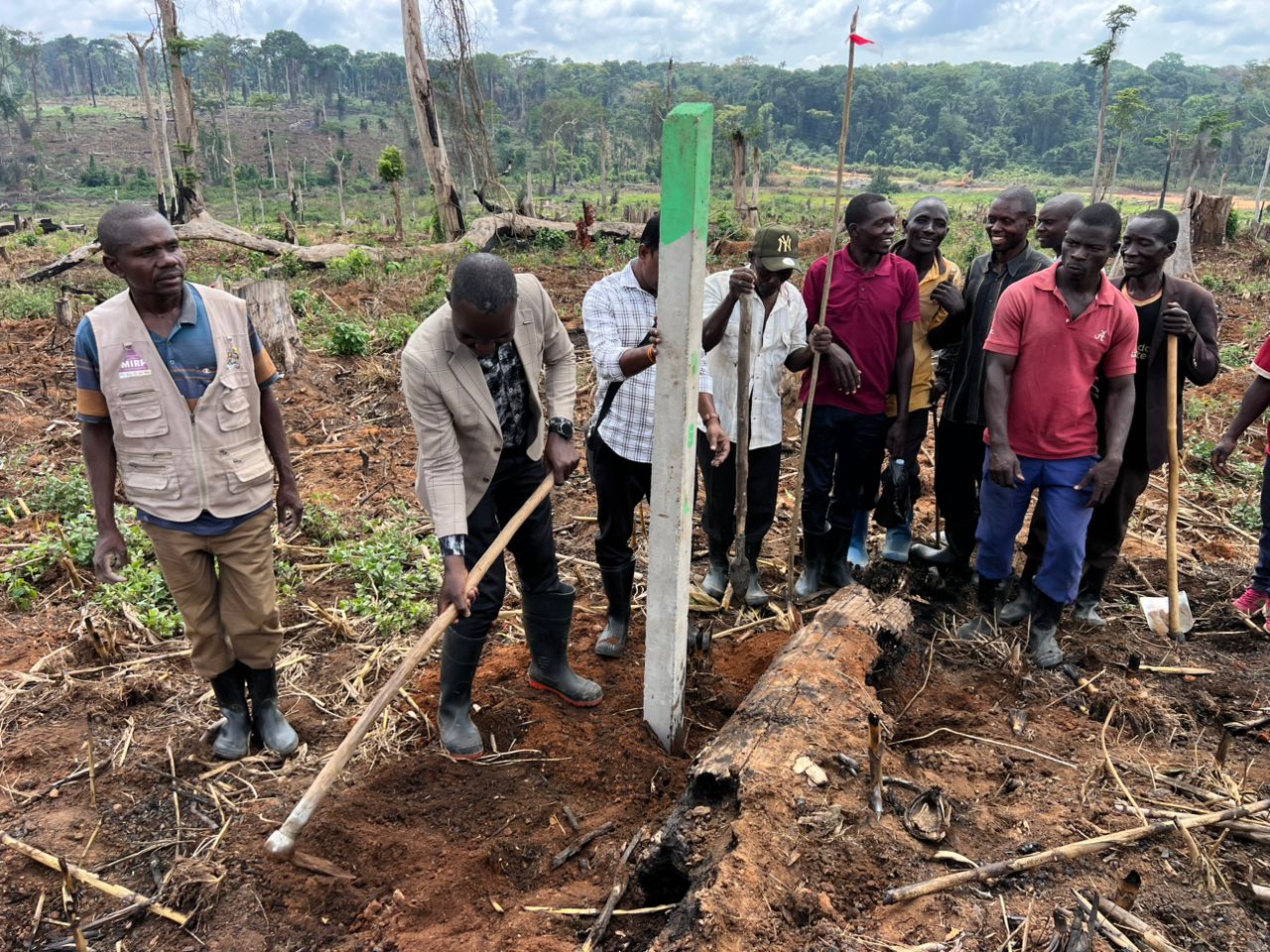 Kikuube Authorities Pledge to Crack Down on Pillar Uprooting as Bugoma Forest Demarcation Continues