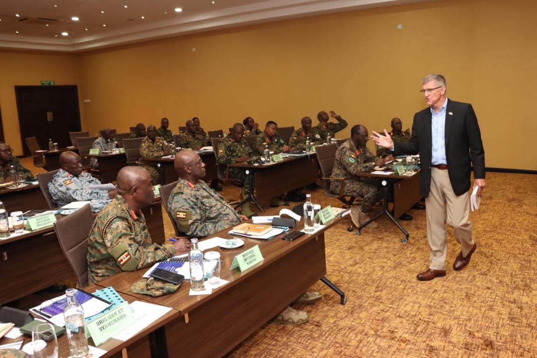 Gen Flynn Lectures UPDF on Leadership and Strategic Vision