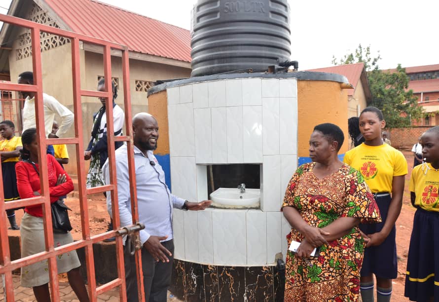 Rotary Installs Incinerator at Nansana School to Improve Menstrual Hygiene