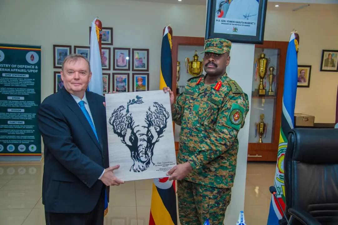 Gen Muhoozi Commends Outgoing Russian Ambassador for Strengthening Uganda–Russia Ties