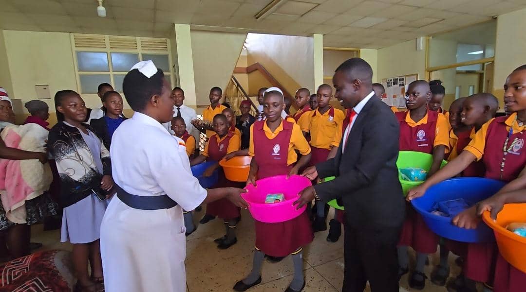 Pupils Donate Maternity Supplies to Mothers at Mityana General Hospital