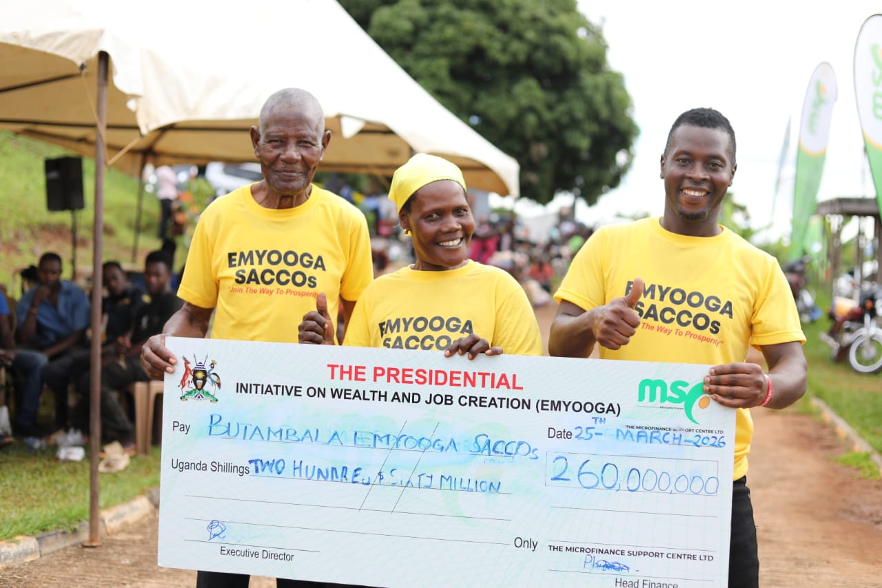 13 Emyooga SACCOs in Butambala Get Shs260M in Additional  Seed Capital