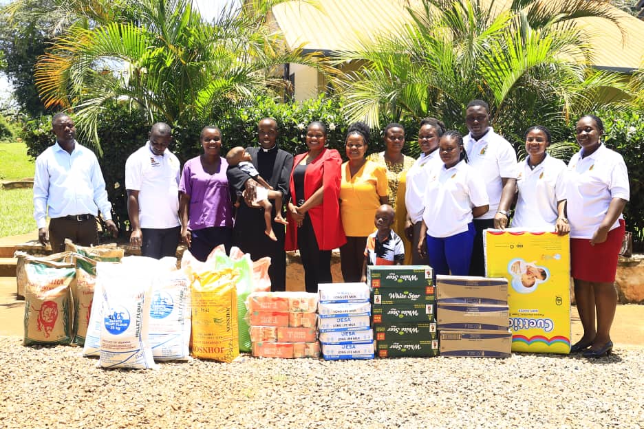 Wakiso District Staff Donate Relief Items to Children with Disabilities