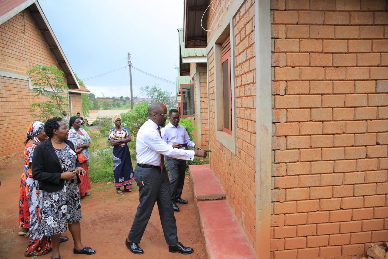 Mengo Minister Mpanga Tours Affordable Housing Project for Former Kisenyi Residents