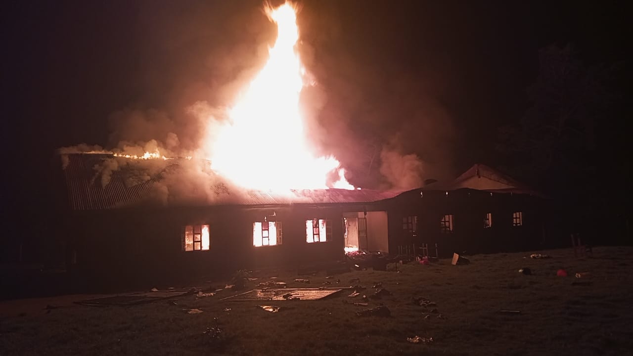 Fire Guts Dormitory at Kamwenge's Ntenungi Secondary School