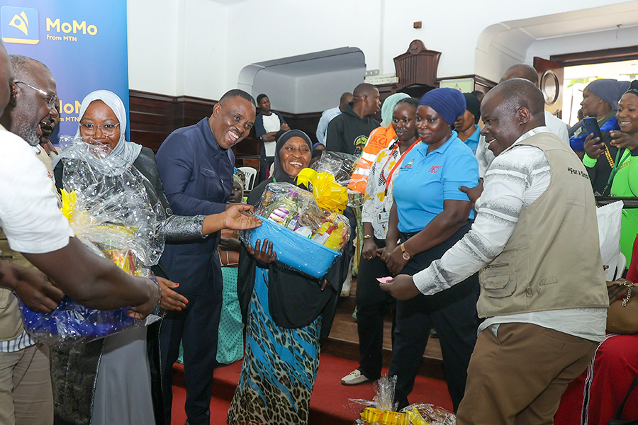 MTN MoMo and KCCA Distribute Ramadhan Alms to Women Road Workers, Extend Support to Luzira Prison
