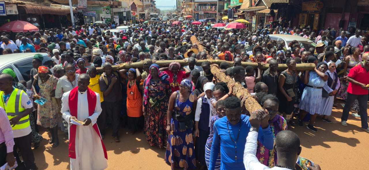 Jinja Christians Observe Good Friday with Solemn Way of the Cross Procession