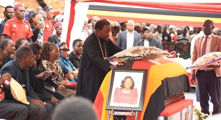 MP Helen Nakimuli Sent Off With Gun Salute in Luweero