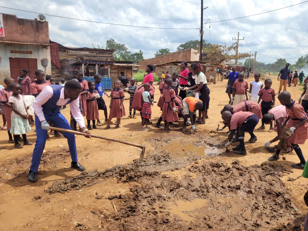 Mukono School, Community Rally Behind Kabaka’s HIV/Aids Campaign with Clean-Up Drive