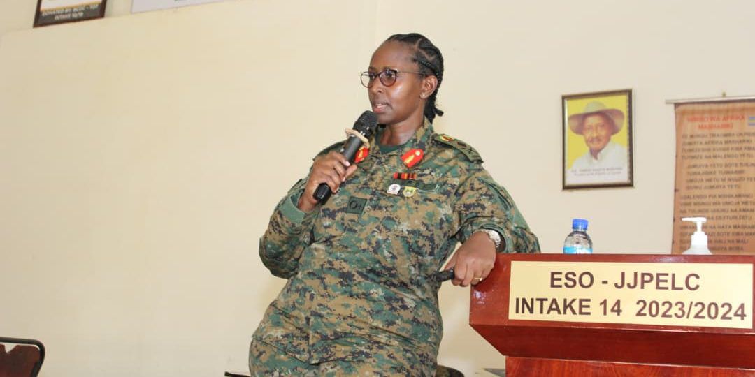 UPDF Pushes Gender Inclusivity Agenda as Brig Bainababo Lectures Officers at Kaweweta