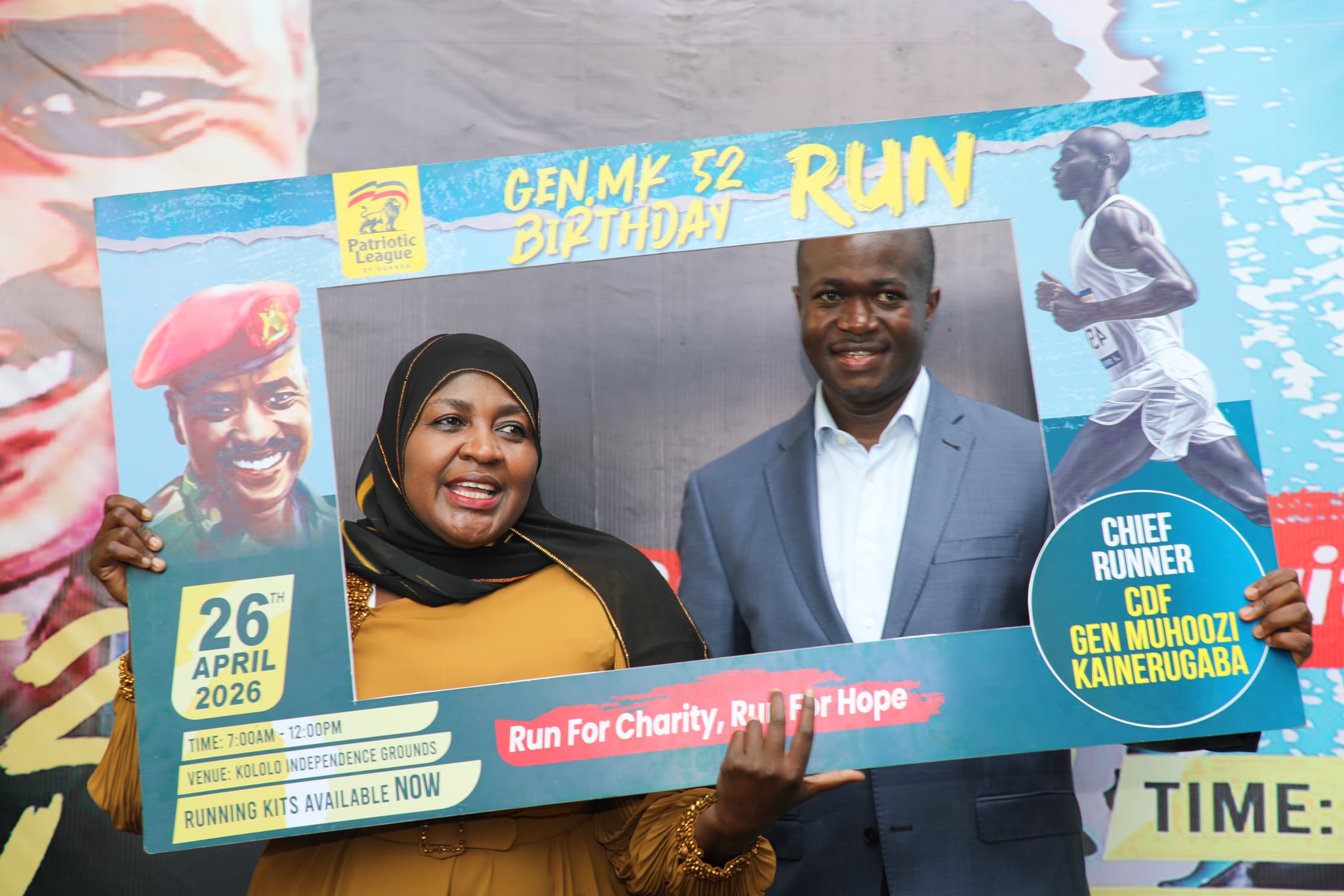 Namyalo Backs Muhoozi Birthday Charity Run with Shs10m