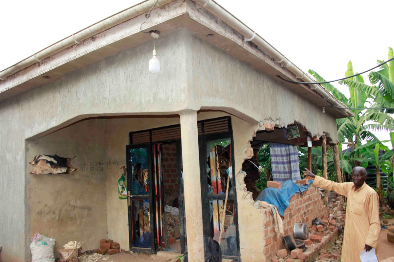 Elderly Man Left Homeless After Night Demolition in Mukono Land Dispute