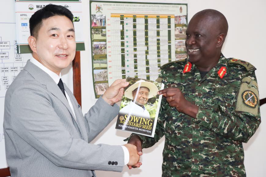 UPDF Land Force Strengthens Defence Ties with South Korea