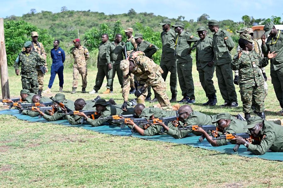 Kyankwanzi: Museveni Leads NRM MPs in Shooting Exercise