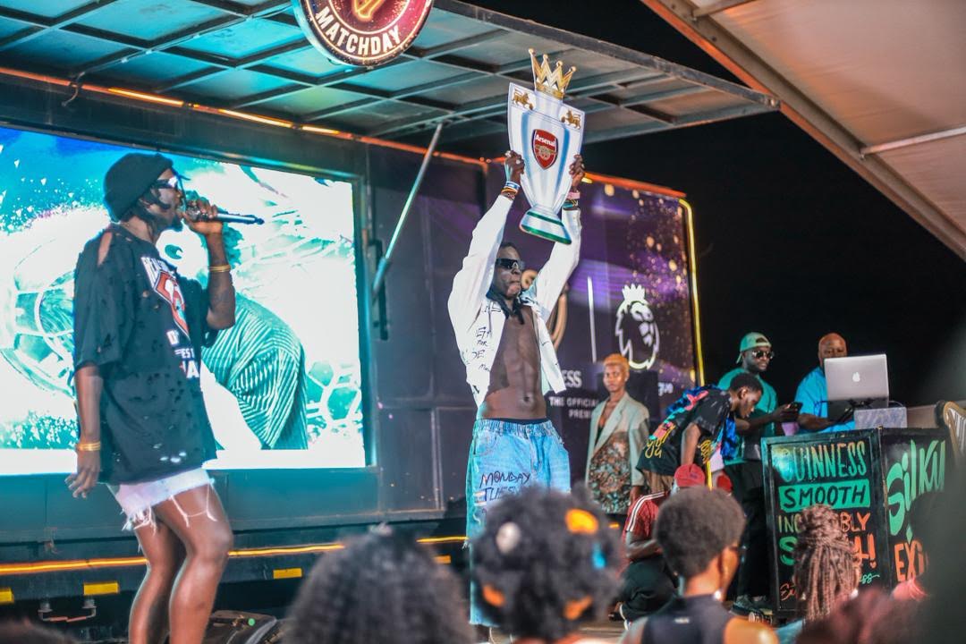 Elijah Kitaka, Fik Fameica and King Saha light up Guinness EPL finale festivities as Arsenal crowned champions