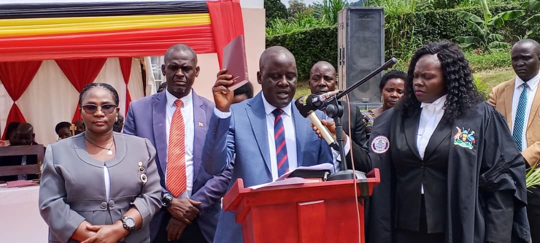 Happy Herbert Mayanja Sworn in as Ibanda District Chairperson