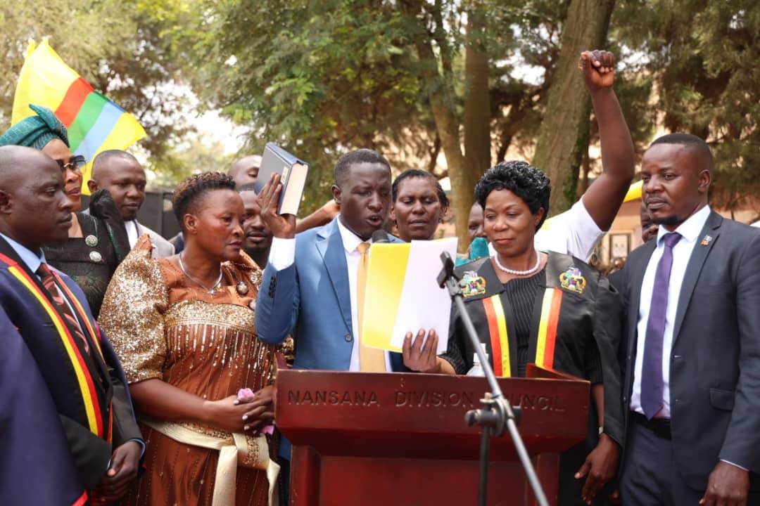 Cheers, Drama as Nansana Division Councillors Sworn in