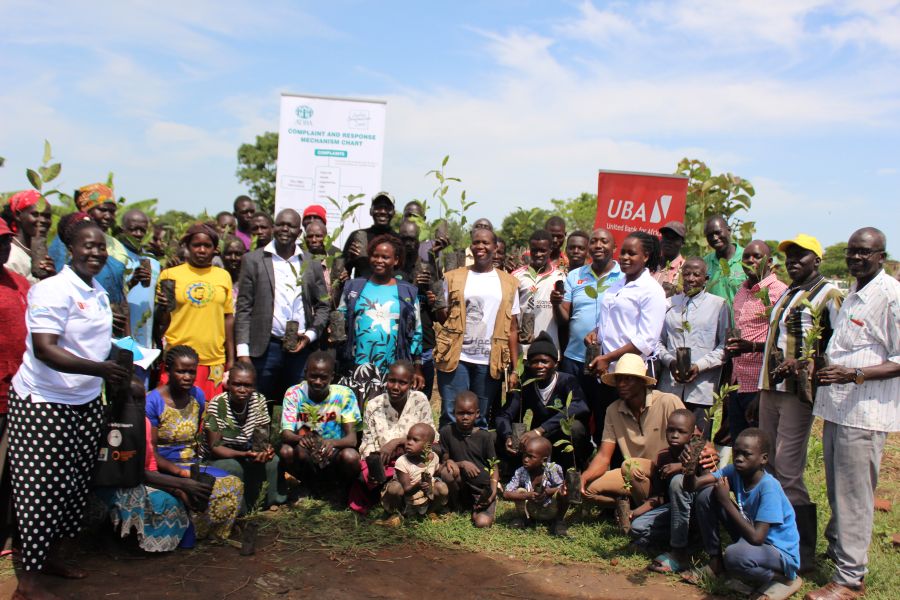 ADRA Uganda, UBA Bank Partner to Support Fruit Tree, Woodlot Planting in Lamwo