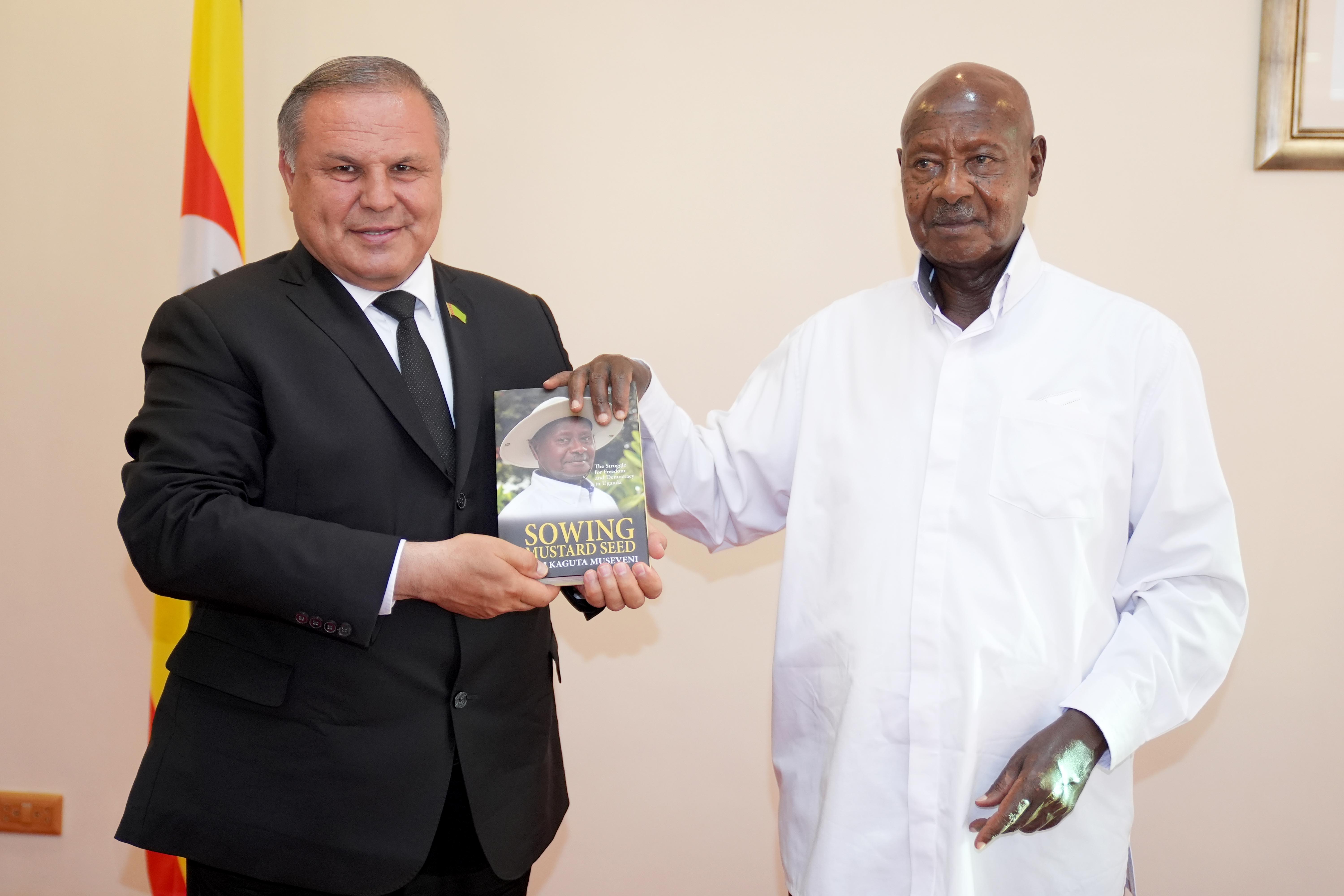 Turkimenistan Envoy Pays Courtesy Visit to Museveni