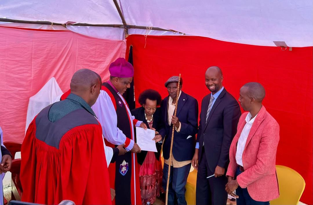Muhabura Bishop Condemns Church Land Grabbing as Retired Headteacher Donates Property for New Church