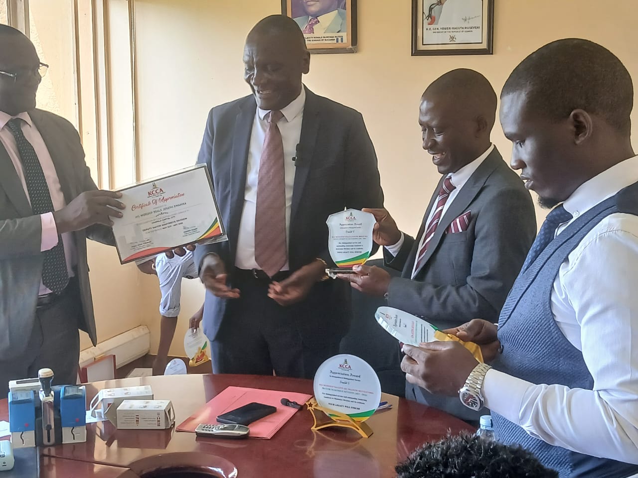 MP-Elect Mulyannyama Hands Over Makindye Mayoral Office