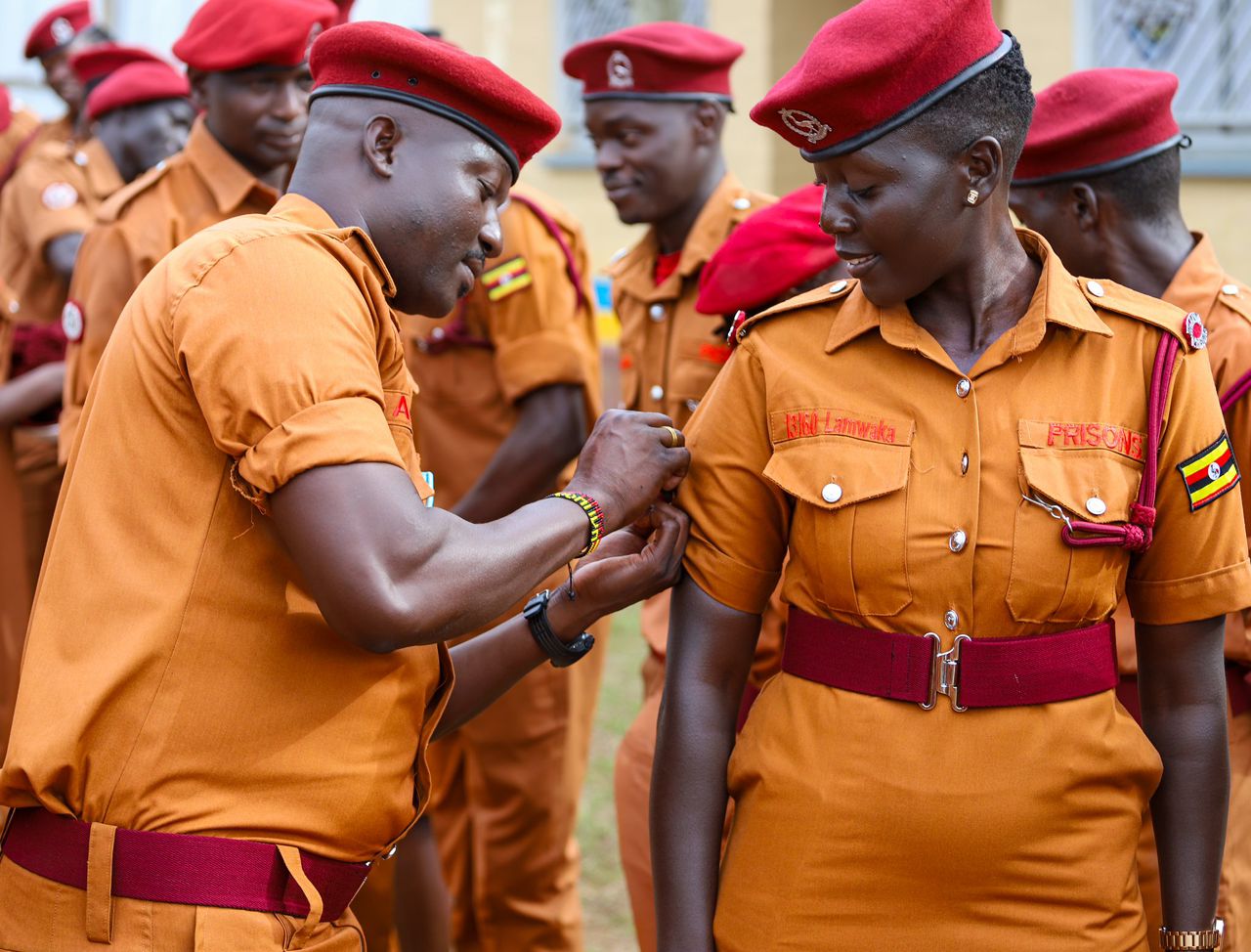 Prisons Decorates 113 Promoted Sports Officers at Luzira Ceremony