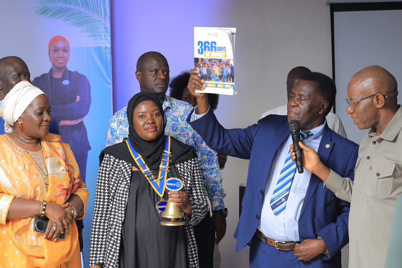 Rotary Club of Kampala Kibuli Ushers in New Leadership Team Focused on Health and Community Service