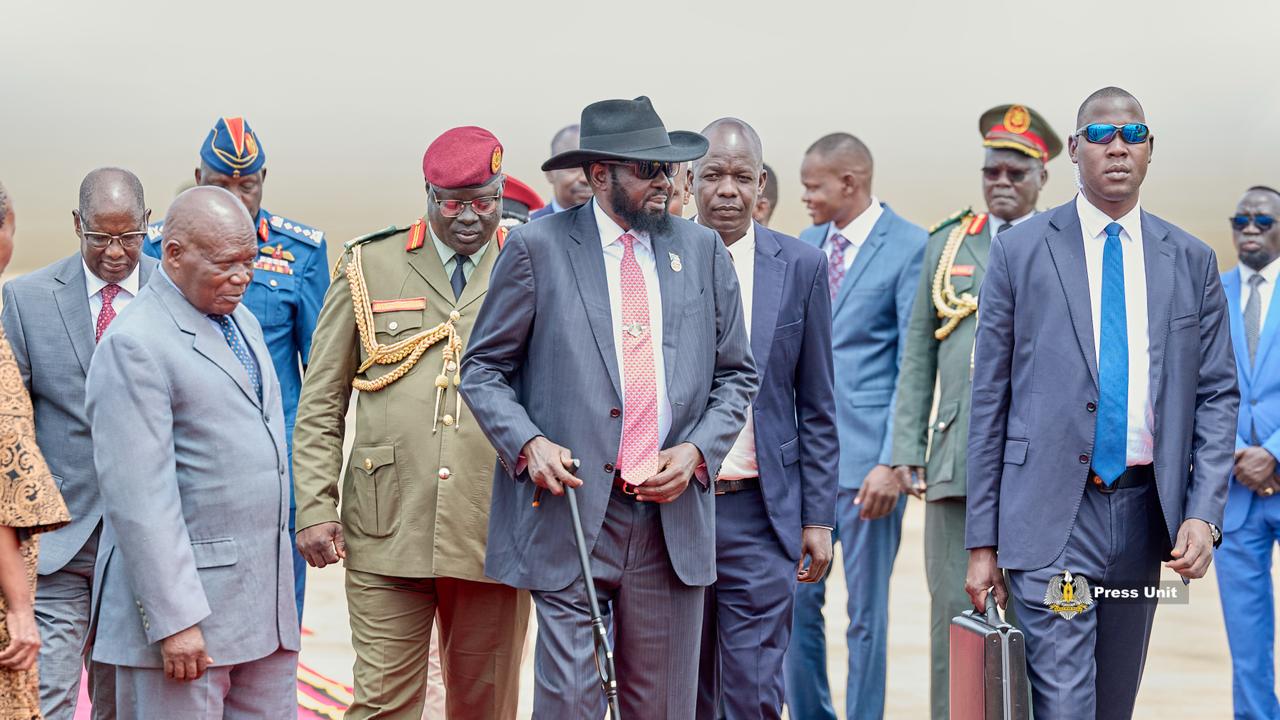 Salva Kiir in Uganda Ahead of Museveni Swearing-In Ceremony