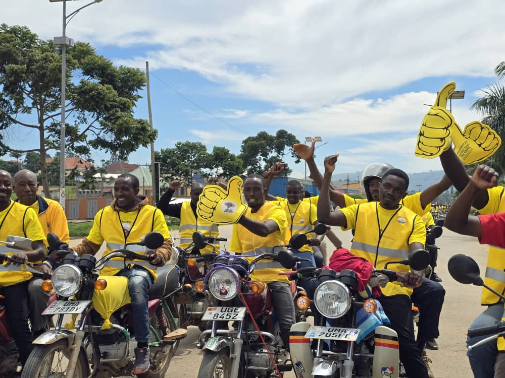 Ntungamo Bathed in a Sea of Yellow as Residents Celebrate Museveni Inauguration