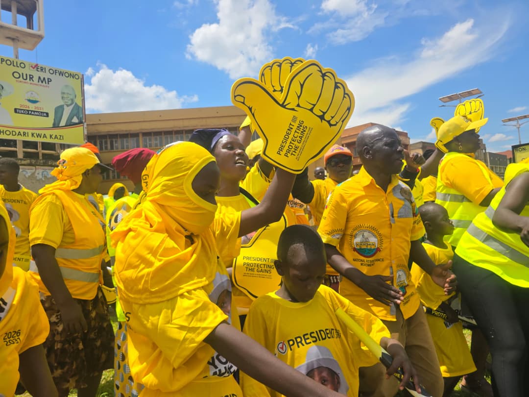 Tororo Erupts in Yellow Celebrations as Museveni Begins Seventh Term