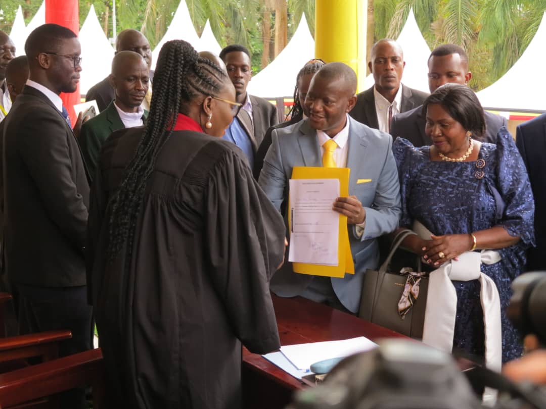 Ian Kyeyune Prioritises Youth Jobs After Swearing-In as Wakiso LC5 Chairperson