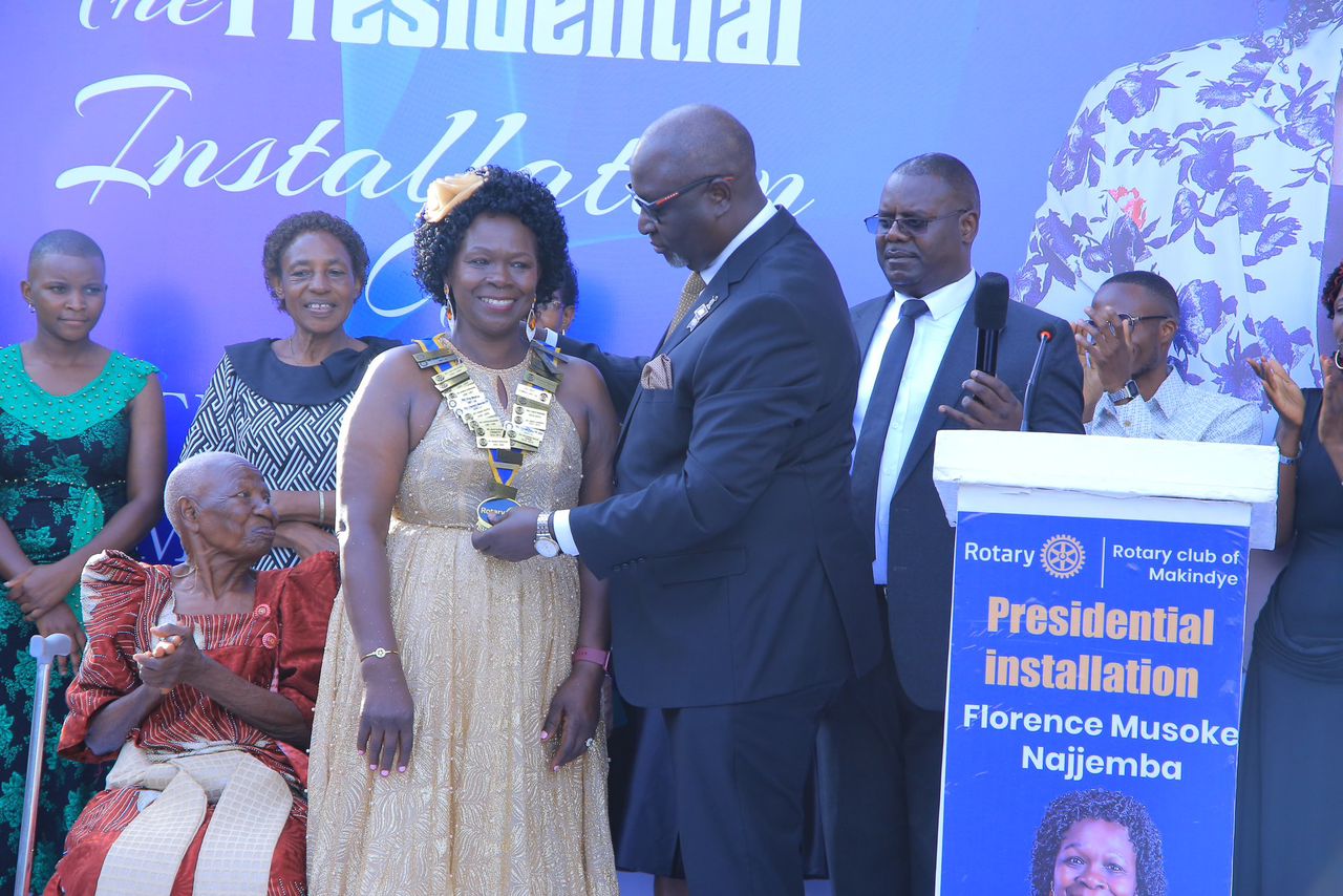 Mayiga Hails Installation of New Makindye Rotary Club President as Vote of Confidence, Trust