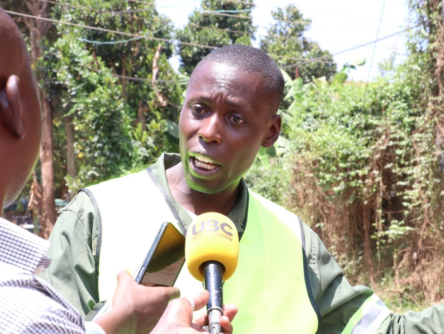 UPDF Engineering Brigade's 2nd Lt Abraham Kato