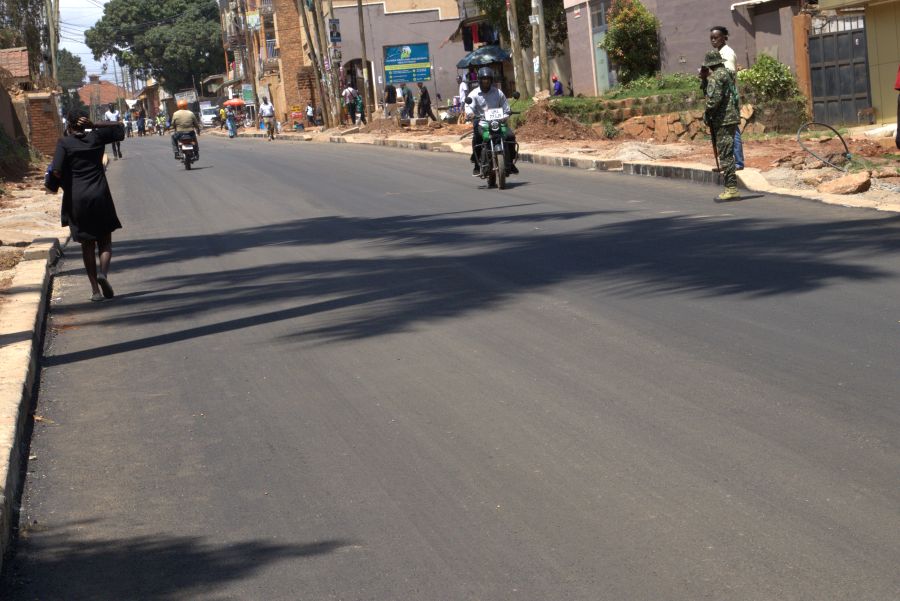 The rehabilitated Bukoto-Kisalosalo road