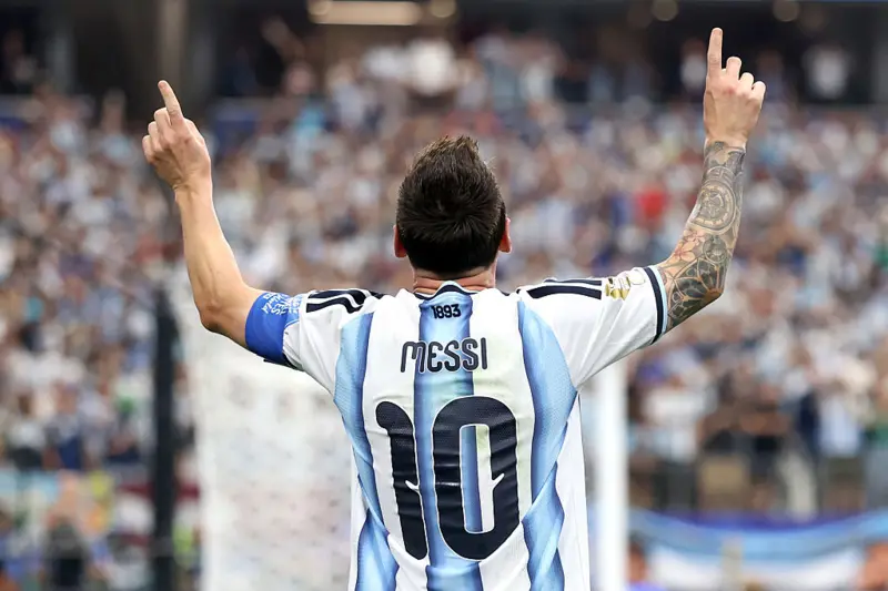 Messi bags two World Cup records as Argentina beat Austria