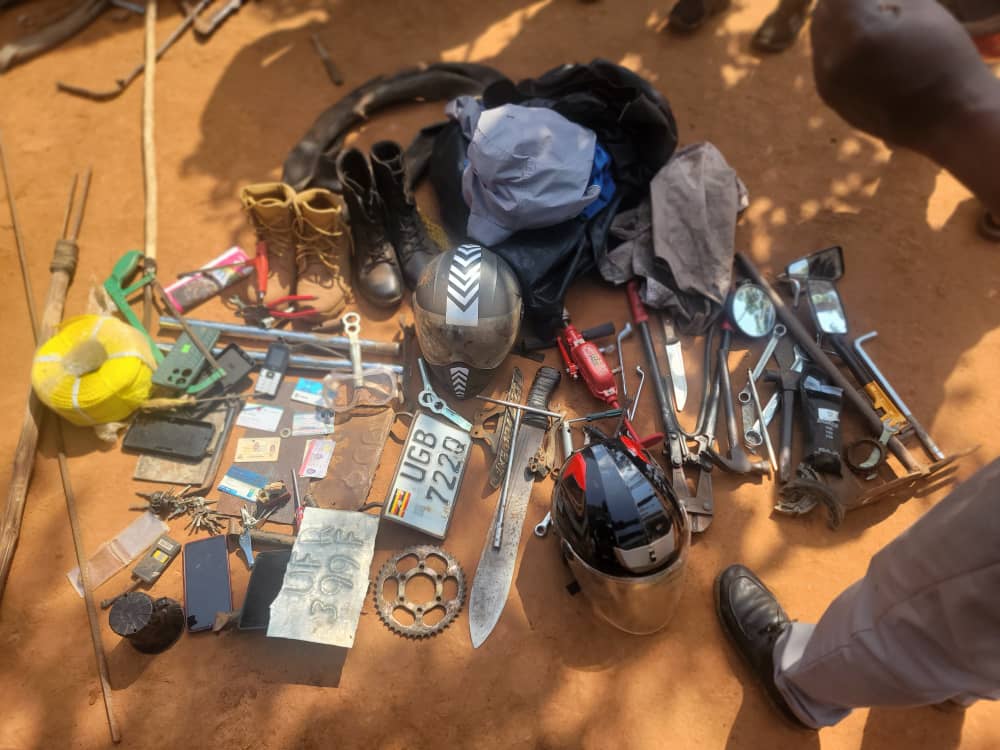 Mukono:Notorious Motorcycle Robber Arrested, Several Exhibits Recovered