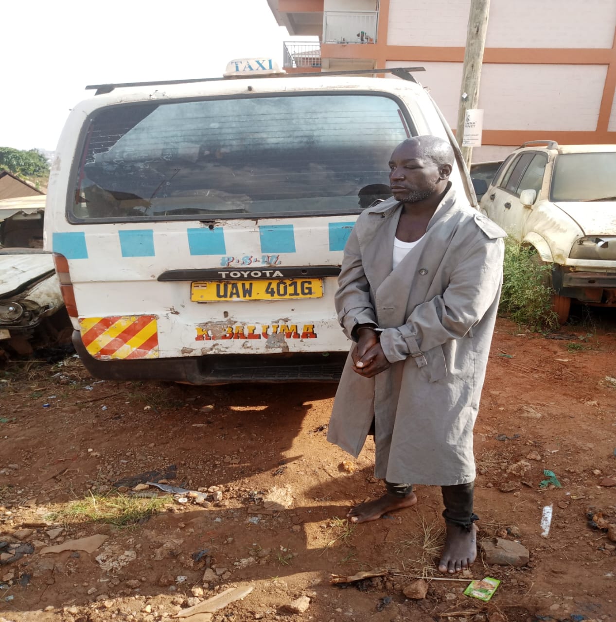 One Arrested as Police Impound Suspected Taxi Linked to Robberies in Kira