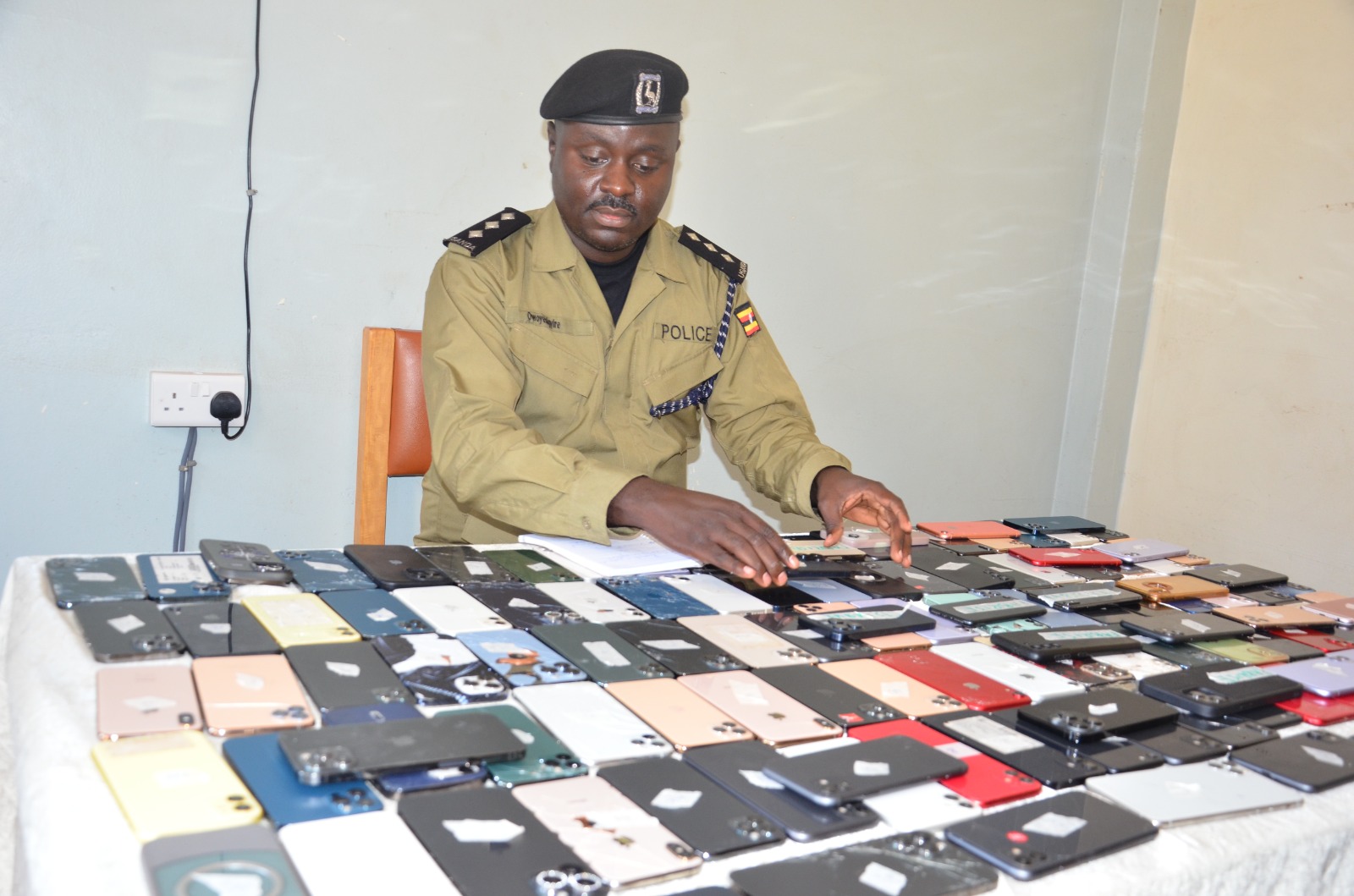 Police Recover 143 Stolen iPhones, Arrest Three in Kampala Phone Theft Syndicate