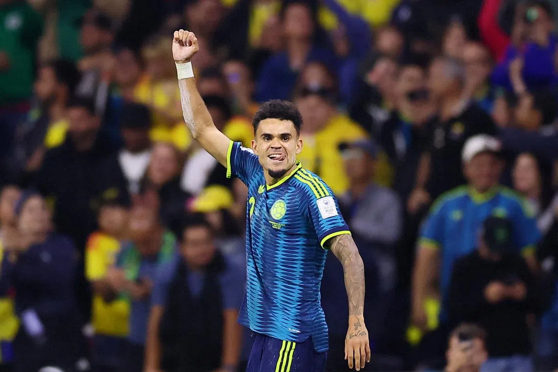 Diaz helps Colombia beat World Cup debutants Uzbekistan