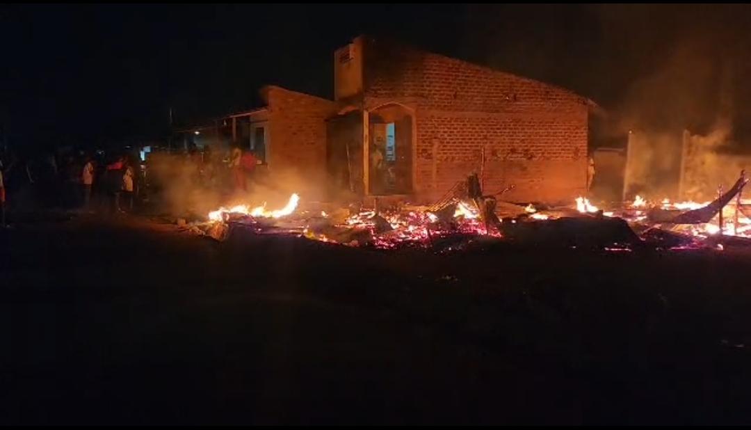 Kyankwanzi Traders Count Losses After Night Fire Guts Several Kiosks