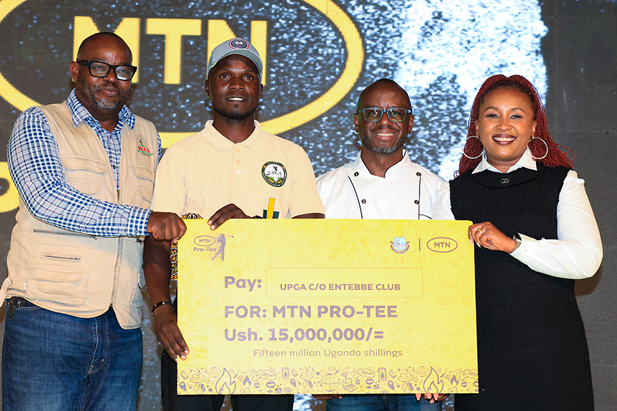 MTN Renews Entebbe Club Partnership as Half Year Mug Attracts Record 210 Golfers