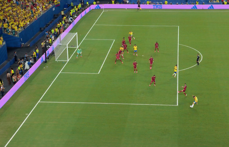 Offside by a toe - Colombia's late goal ruled out but draw wins group