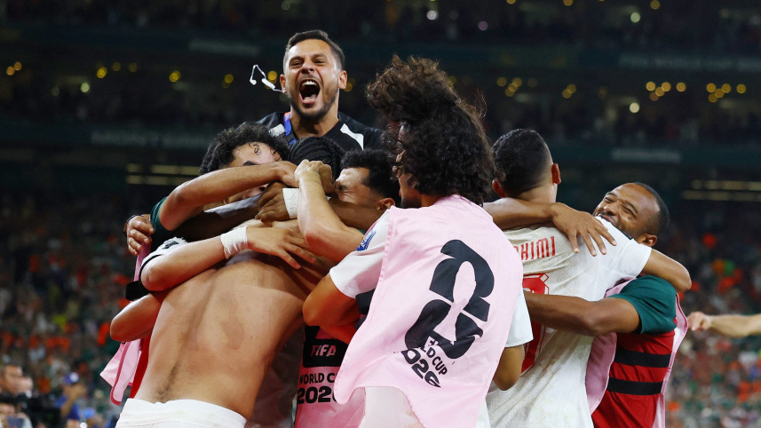 Morocco underline African hopes by beating Netherlands on penalties