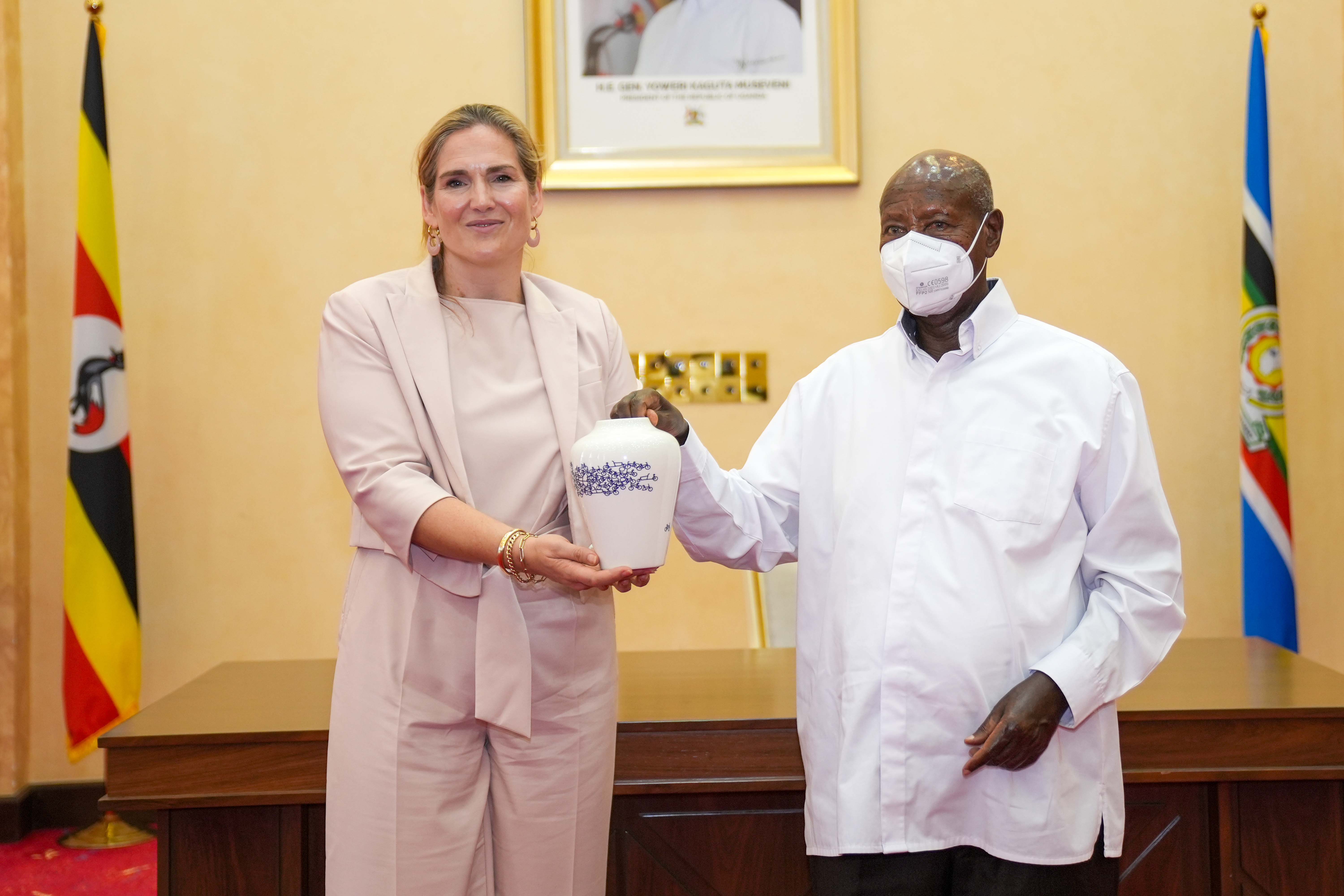 Museveni, Netherlands Ambassador Discuss Agriculture, Animal Feed Production, Investment