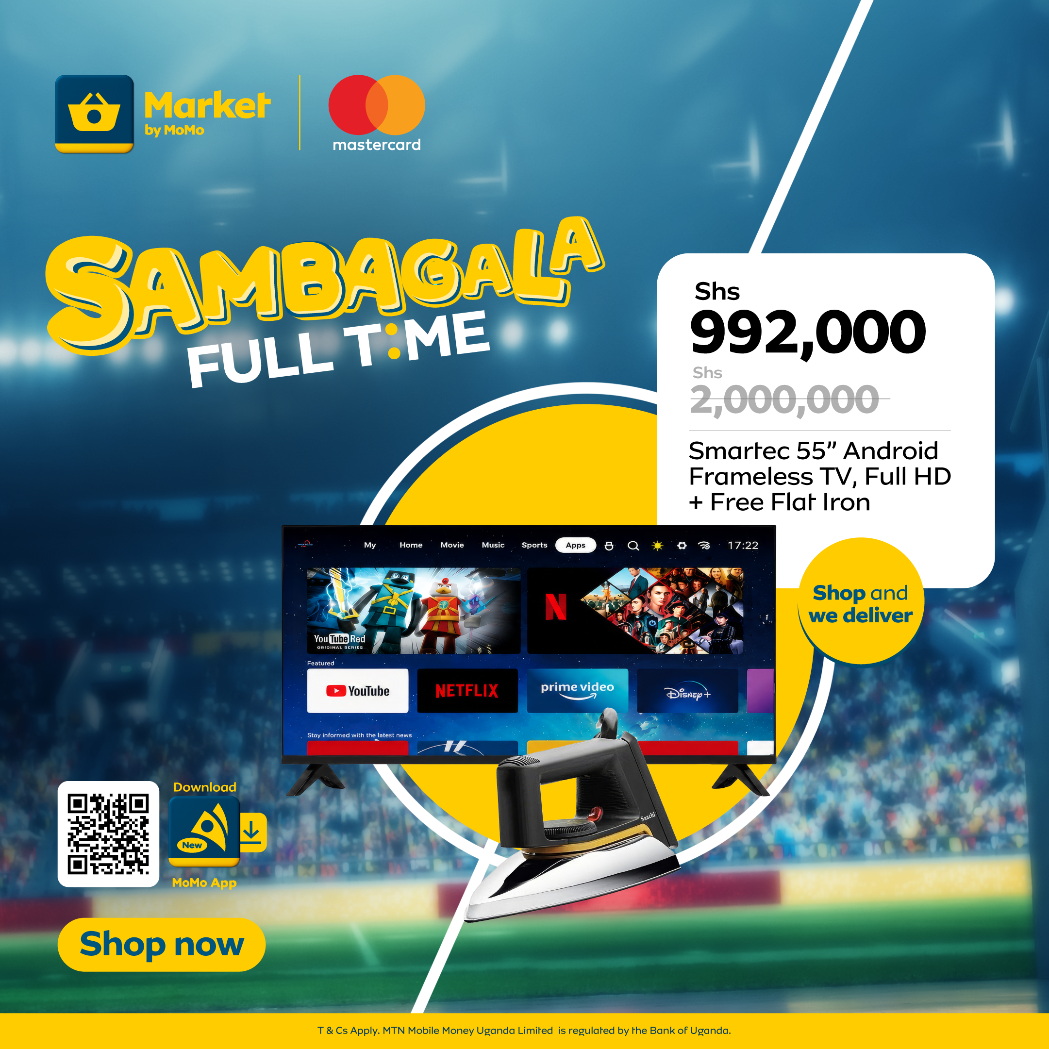MTN MoMo Launches ‘Sambagala Full Time’ Campaign with Discounts of Up to 88% on Market
