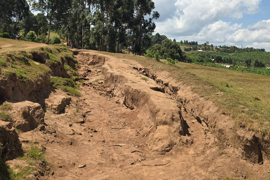Bituntu Road Gully Sparks Safety Fears, Cuts Key Ntungamo–Rwampara Link