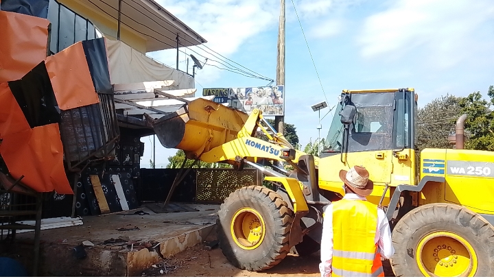 Rukungiri Municipality Demolishes Illegal Structures in Trade Order Crackdown