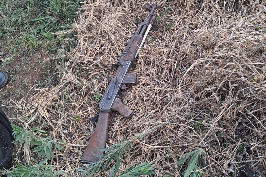 Missing Security Rifle Recovered in Kassanda, Hidden in Bean Husks