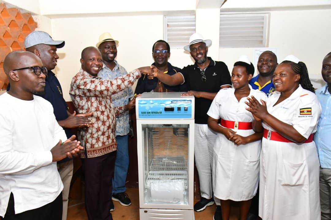 Mwiri Old Boys Donates Blood Bank Refrigerator to Jinja Hospital