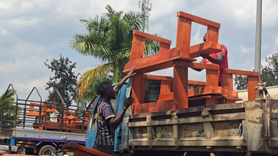 Ntungamo distributes 612 desks to ease overcrowding in 34 primary schools